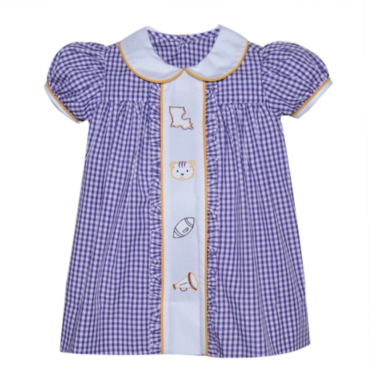 Southern Saturday - LSU Girls Logo Dress