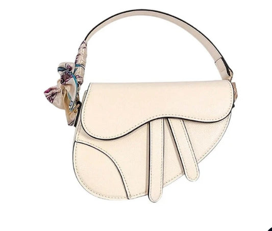Doe A Dear - Mini Saddle Purse w/ scarf