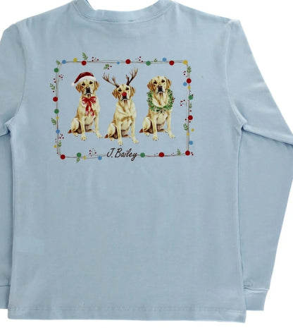 Bailey Boys - Long Sleeve Christmas Labs Tee