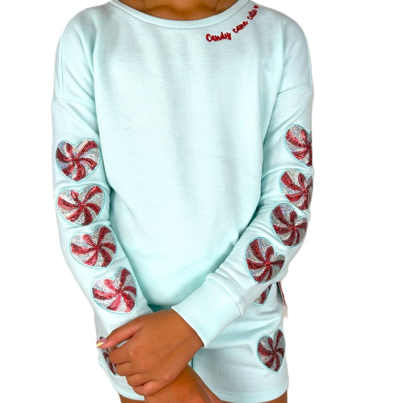 Paper Flower - Sequin Candy Cane Cutie Set