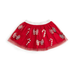 sweet Wink - Candy Cane Sequin Christmas Tutu