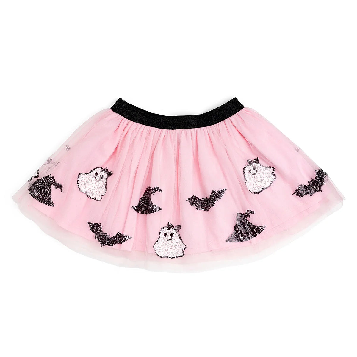 Sweet Wink - Spooky Babe Sequin Halloween Tutu Skirt