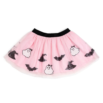 Sweet Wink - Spooky Babe Sequin Halloween Tutu Skirt