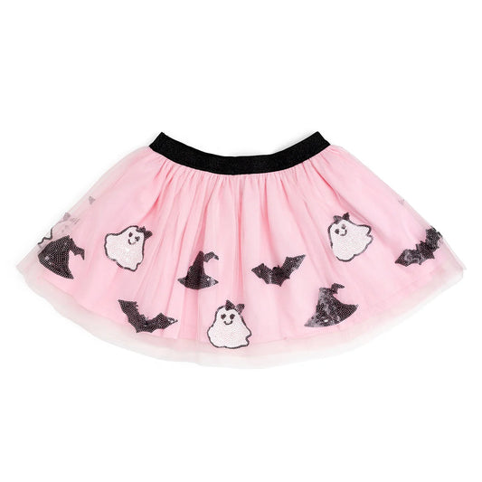 Sweet Wink - Spooky Babe Sequin Halloween Tutu Skirt