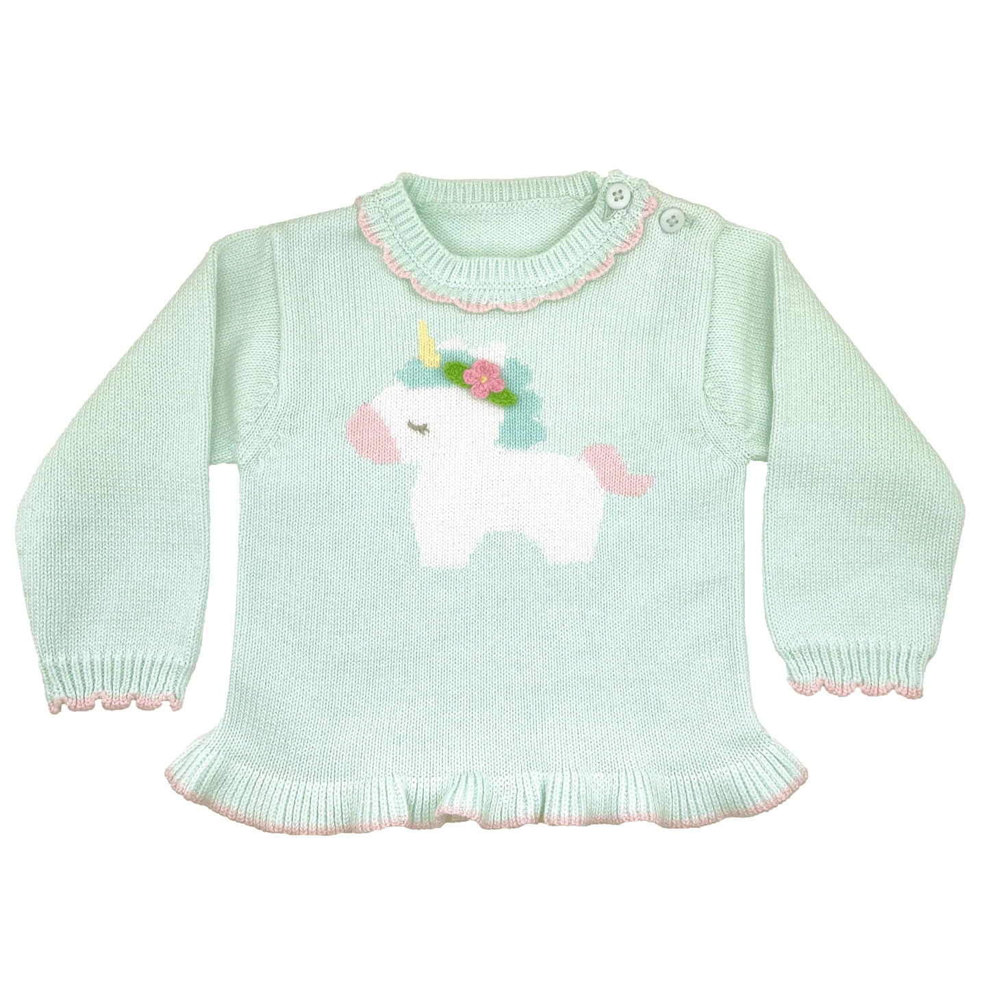 Zubels - Pastel Unicorn Knit Sweater