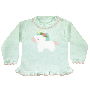 Zubels - Pastel Unicorn Knit Sweater