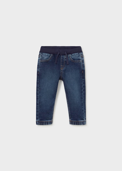 Mayoral - Dark Soft Denim Jogger Pants