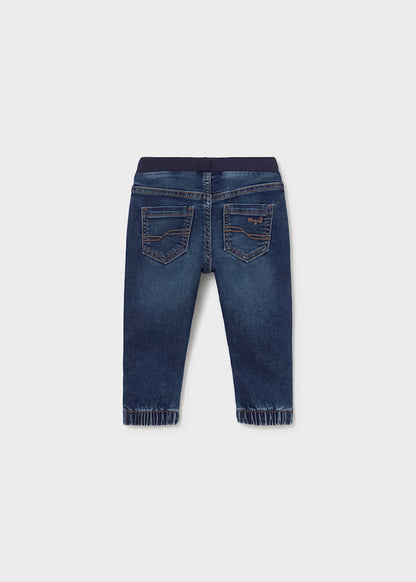Mayoral - Dark Soft Denim Jogger Pants