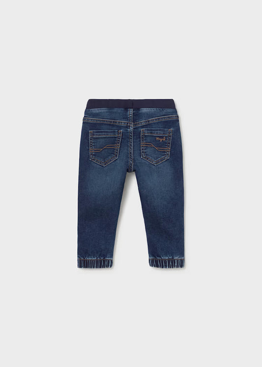 Mayoral - Dark Soft Denim Jogger Pants