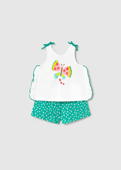 Mayoral - Butterfly 2 Piece Short Set