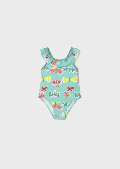 Mayoral - Butterfly Print One Piece Swimsuit