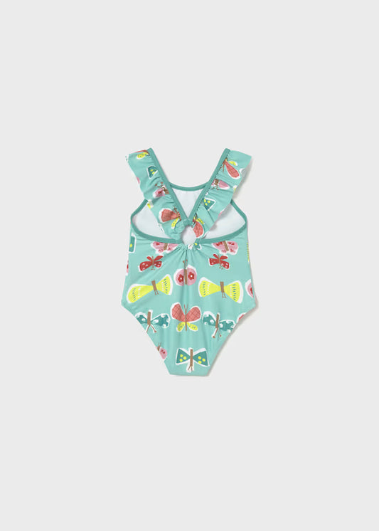 Mayoral - Butterfly Print One Piece Swimsuit