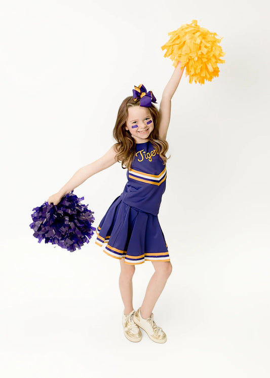 Belle Cher - LSU Tiger Cheer Two Piece Outfit