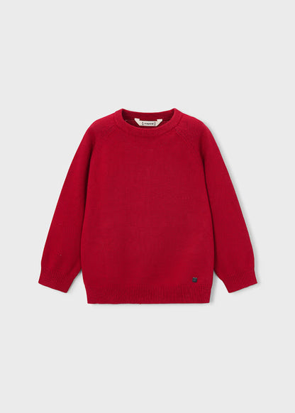 Mayoral - Boy's Red Crew Neck Sweater