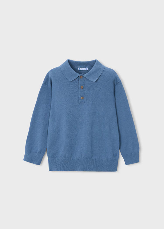 Mayoral - Boy's Glacial L/S Knit Polo