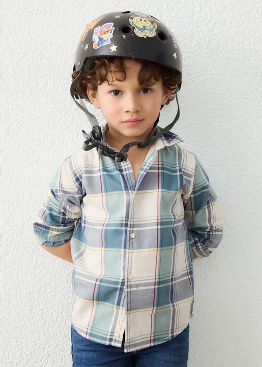 Mayoral - Boy's Lake Plaid Long Sleeve