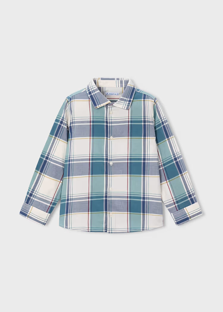 Mayoral - Boy's Lake Plaid Long Sleeve