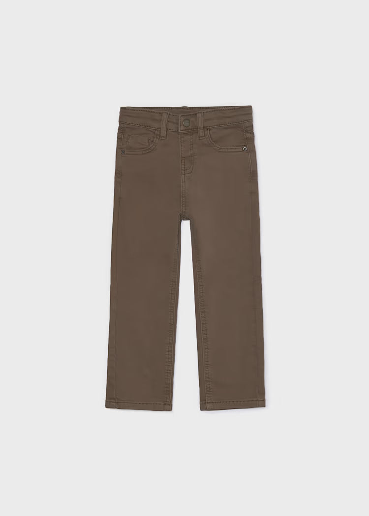Mayoral - Brown Boy's Regular Fit Pants