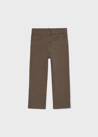 Mayoral - Brown Boy's Regular Fit Pants