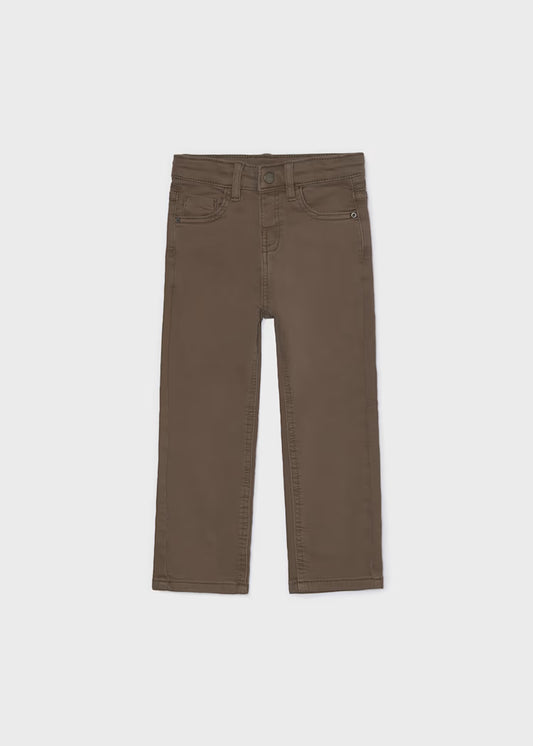 Mayoral - Brown Boy's Regular Fit Pants