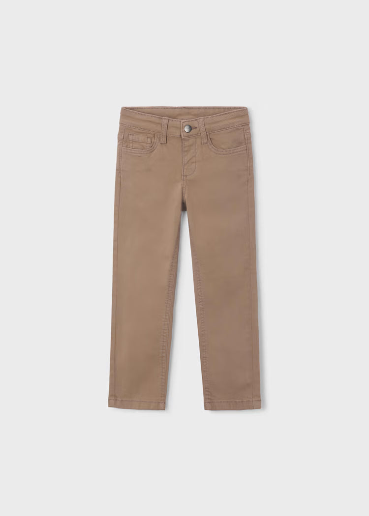 Mayoral - Truffle Boy Slim Fit Pants With Pockets