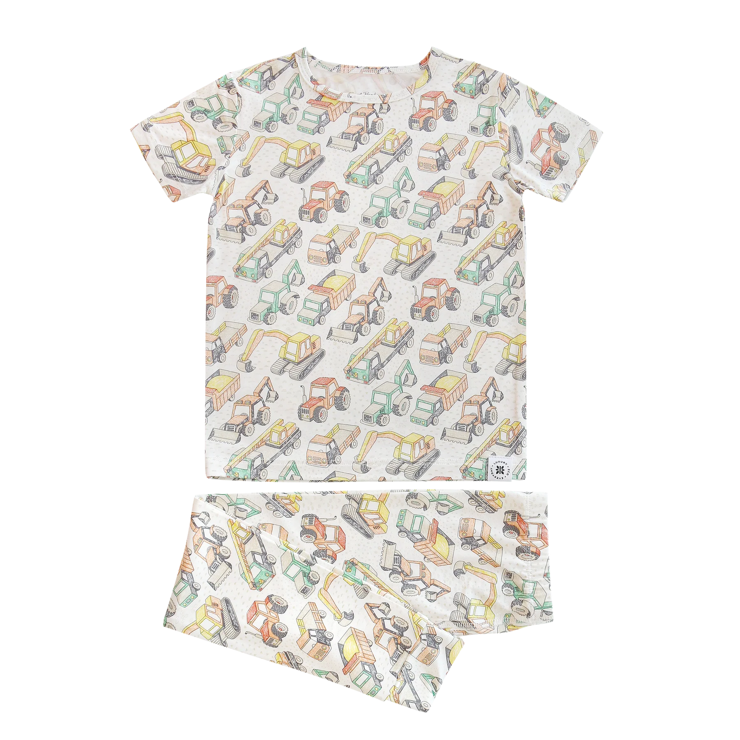 Sweet Bamboo - Busy Building S/S Big Kid Pajama