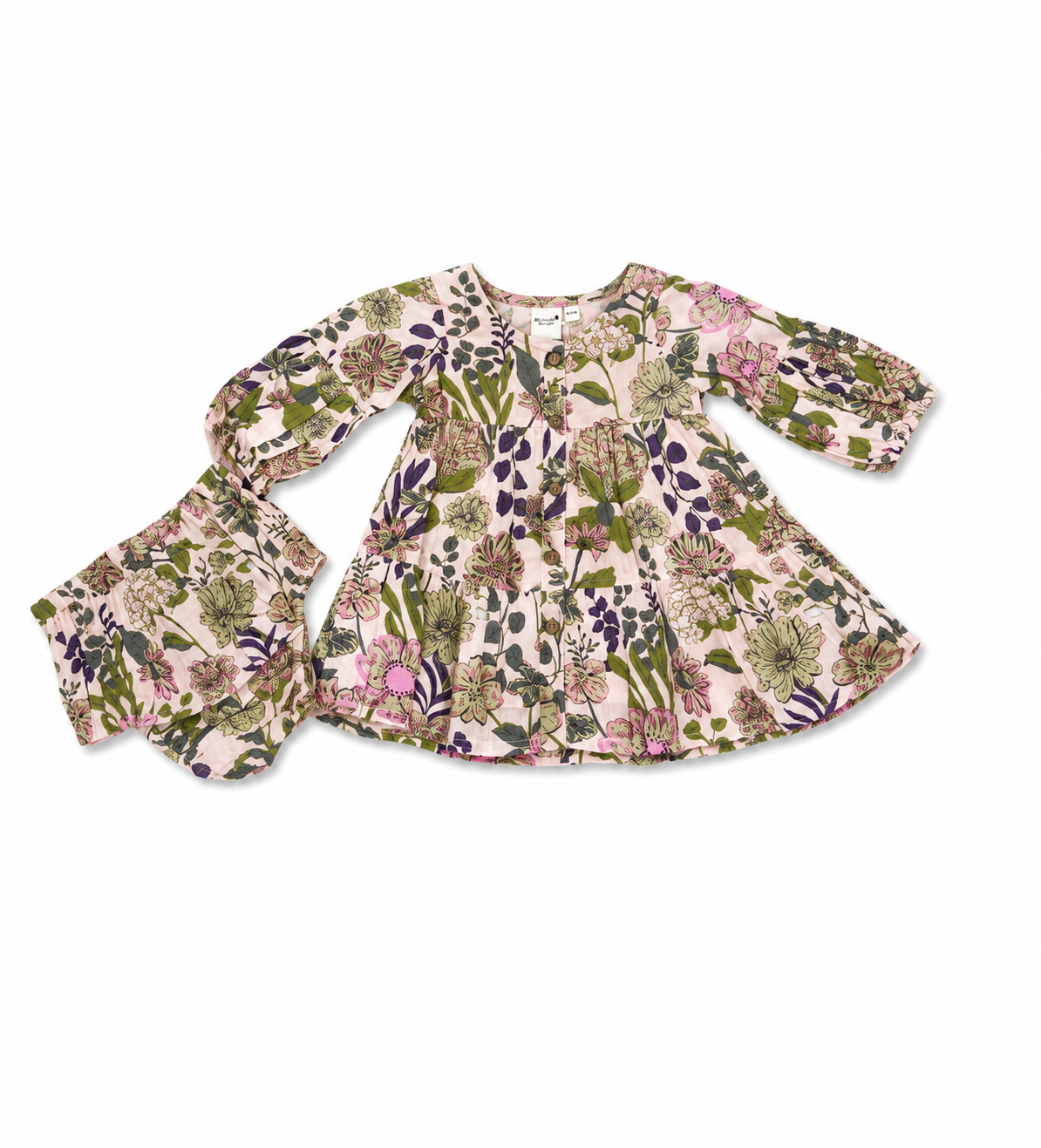 Yo Baby - Pink Wildflower Bloomer Set