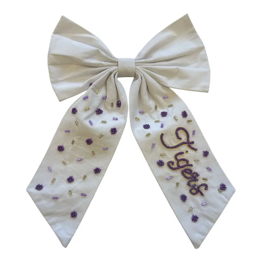 Golden Lily - Tigers Game Day Bow