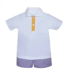 Southern Saturday - LSU Boys Polo w/ Shorts Set