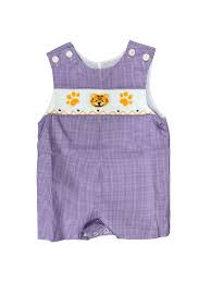 Southern Saturday - Smocked Tiger Shortall