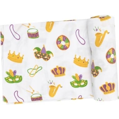 Angel Dear - Mardi Gras Swaddle Blanket