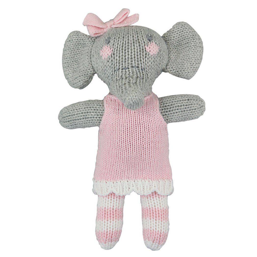 Zubels - Edna the Elephant Knit Doll