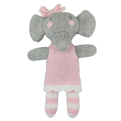 Zubels - Edna the Elephant Knit Doll
