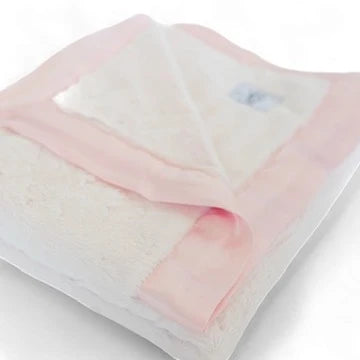 Ellie And Sam - Pink Luxury Satin Blanket