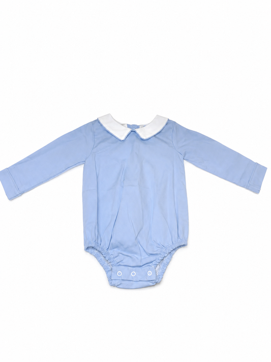 The Oaks - Blue Long Sleeve Collard Bubble