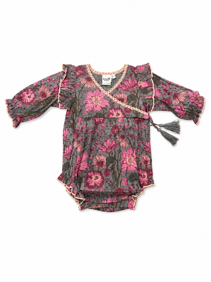 Yo Baby - Rosy Garden Long Sleeve Bubble