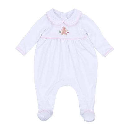 Magnolia Baby - Frosted Wonderland Pink Girl Footie