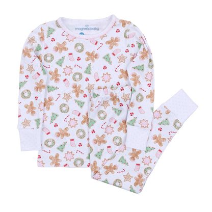 Magnolia Baby - Pink Frosted Wonderland Long Pajamas