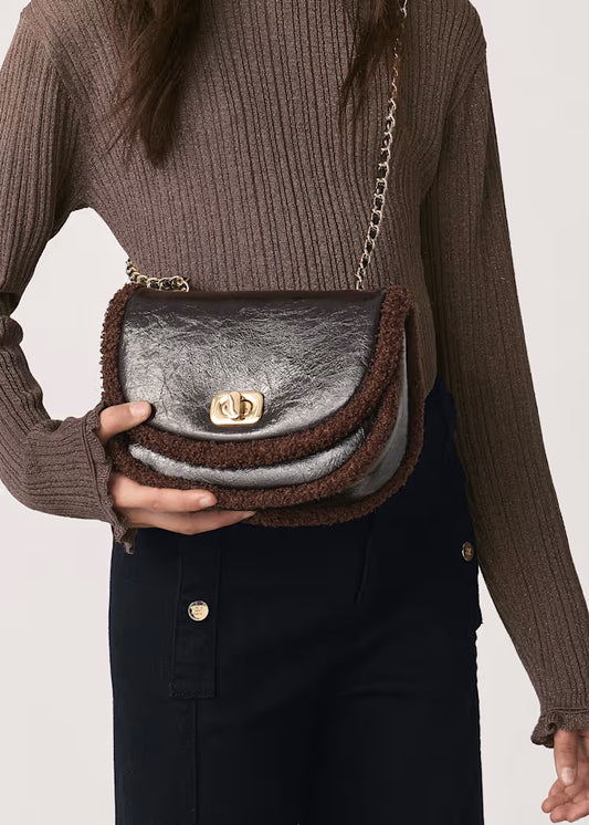 Abel & Lula - Girl Mixed Sherpa Bag