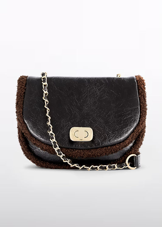Abel & Lula - Girl Mixed Sherpa Bag