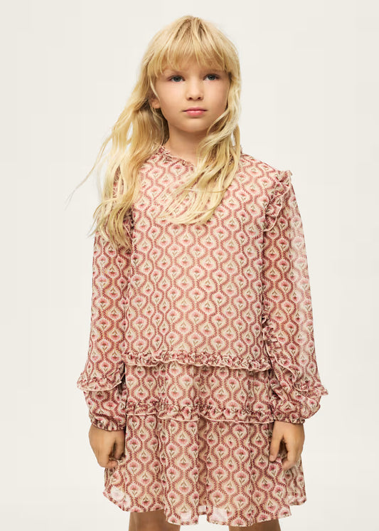 Mayoral - Rose Printed Dress
