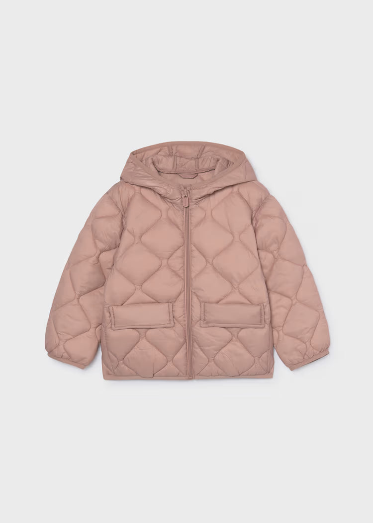 Mayoral - Pastel Pink Girl Quilted Puffer Jacket