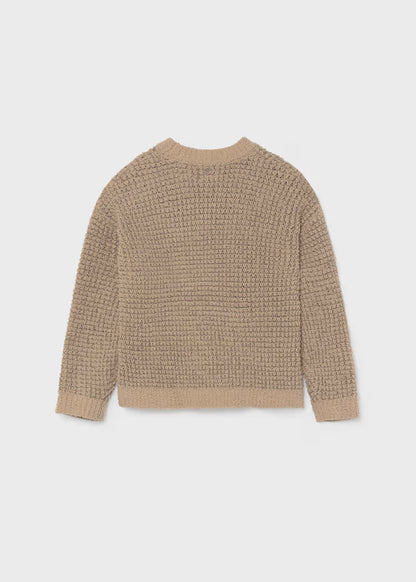 Mayoral - Girl's Bronze Shimmer Sweater