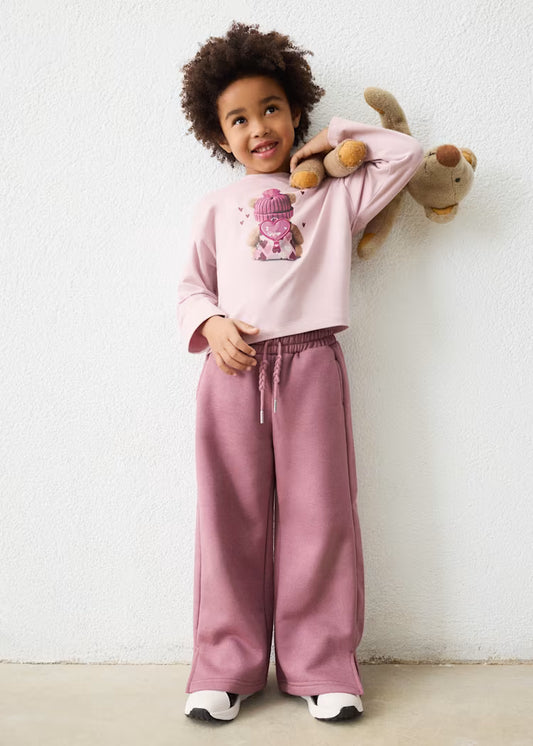 Mayoral - Violet Flared Sweatpants