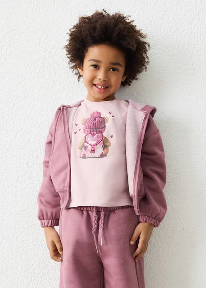 Mayoral - Violet Flared Sweatpants & Pullover Set