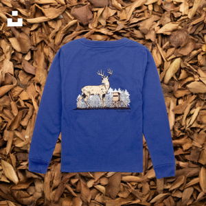 Properly Tied Boys Deer Season Long sleeve River Blue