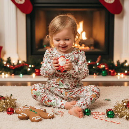 Sweet Bamboo - Howdy Santa PJ's