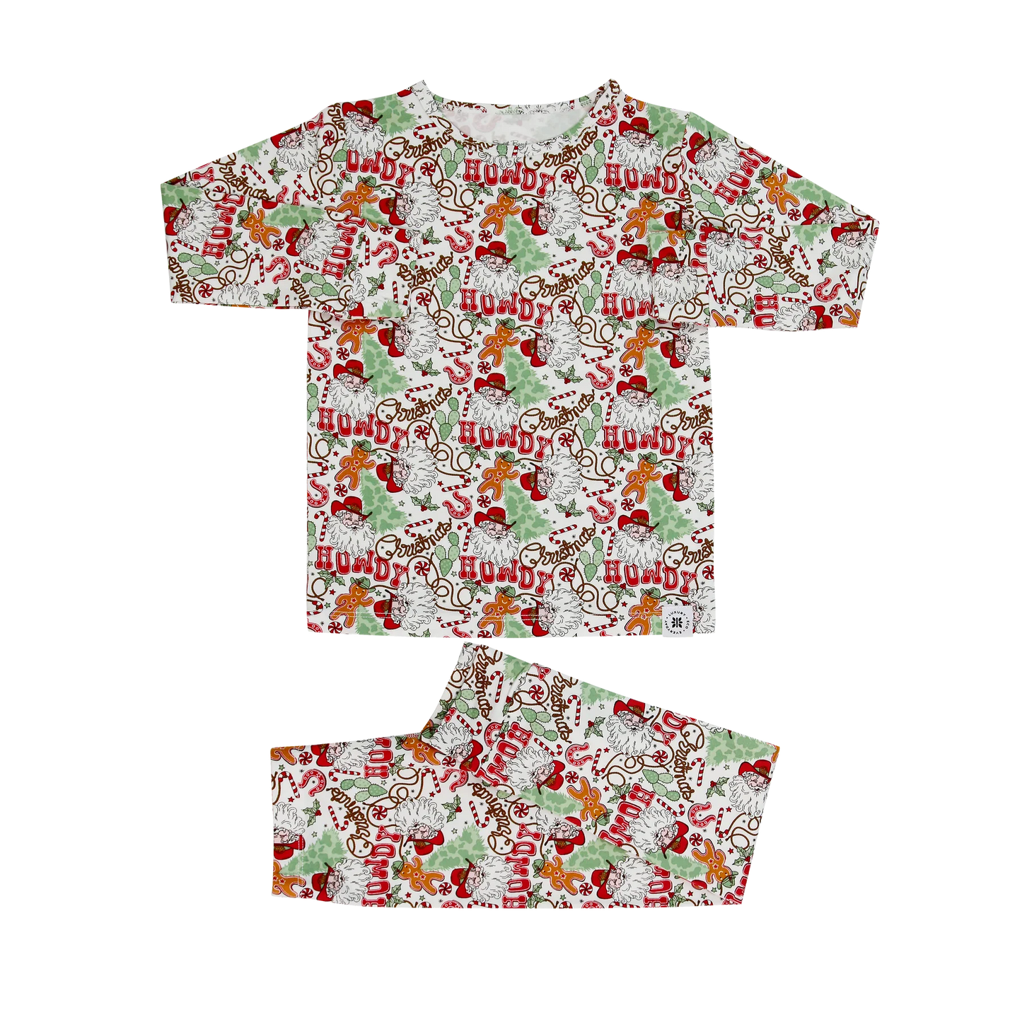 Sweet Bamboo - Howdy Santa PJ's