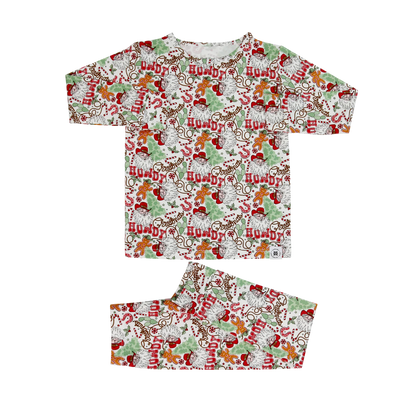 Sweet Bamboo - Howdy Santa PJ's