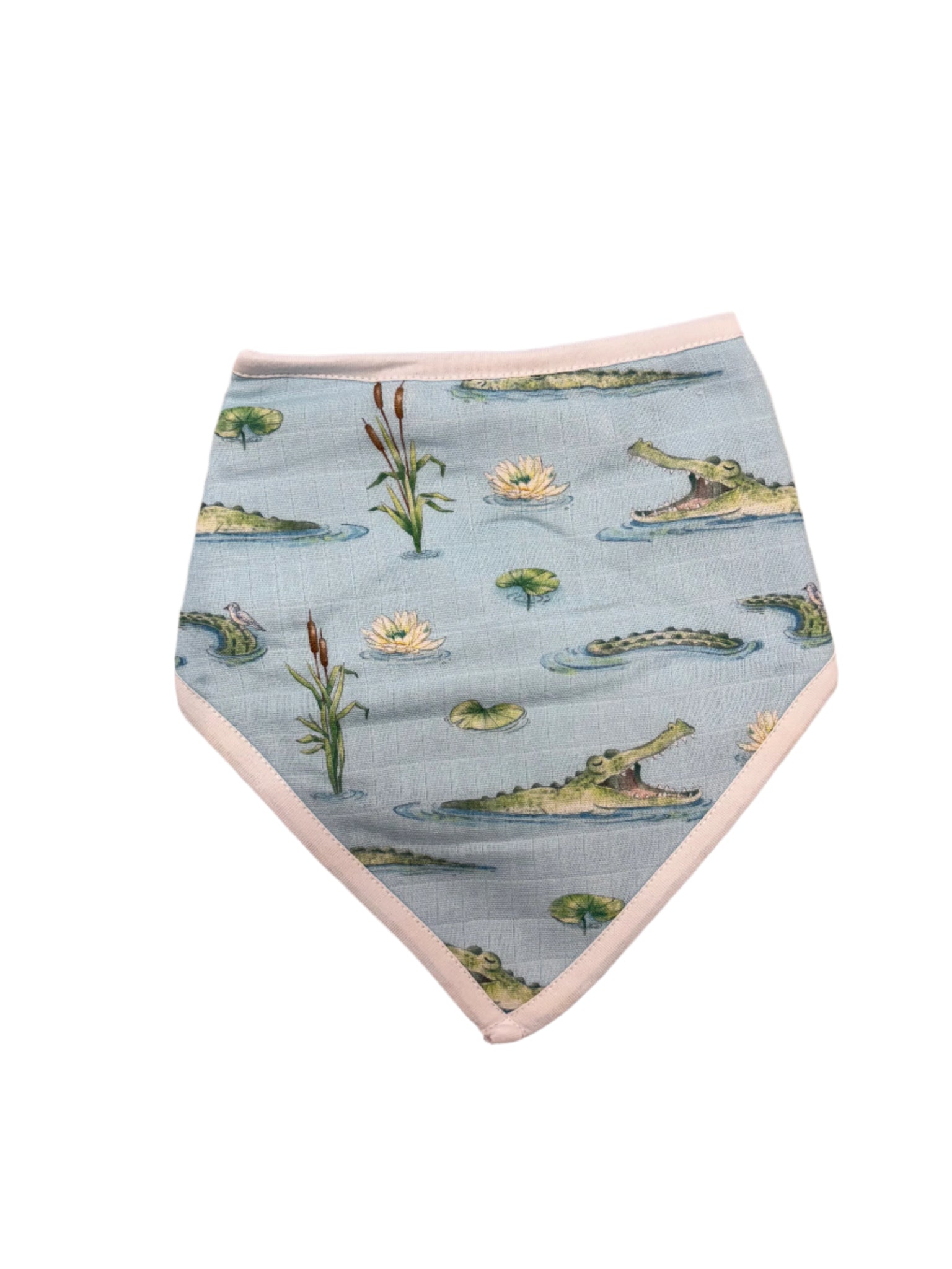 Nola Tawk - Gator Games Muslin Bib